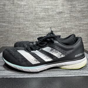 Adidas Adizero Adios 5 Running Shoes Boost FY0344 Black White Women's 10.5